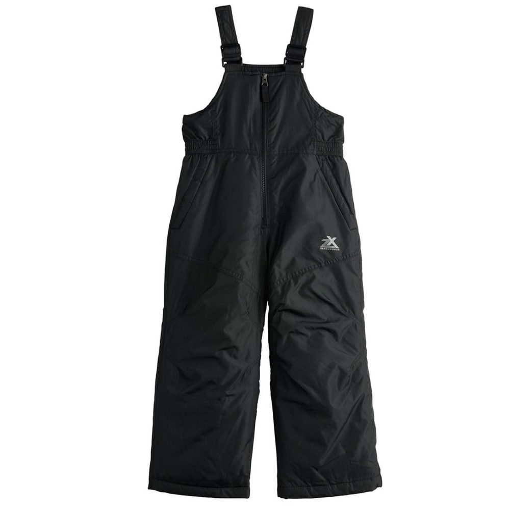Boys Size 7 (large) ZeroXposur Roger Bib Snow Pants (black)